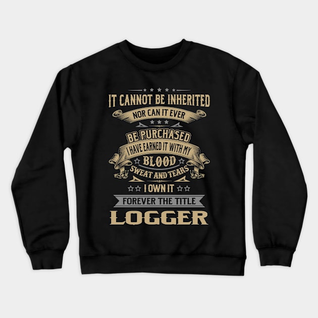 Forever the Title Logger Crewneck Sweatshirt by Shoes